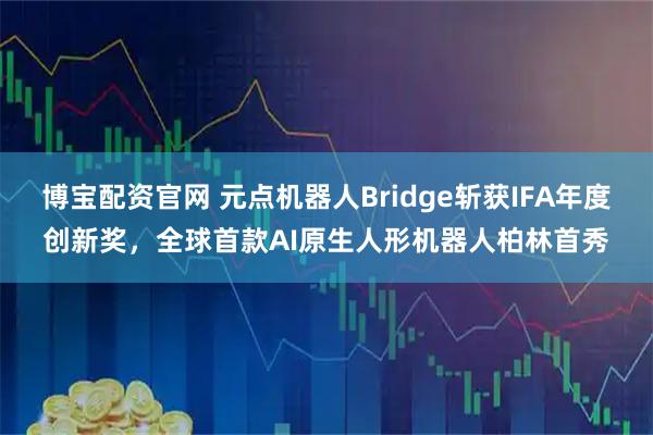 博宝配资官网 元点机器人Bridge斩获IFA年度创新奖,全球首款AI原生人形机器人柏林首秀